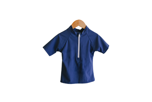 the georgian short sleeve zip